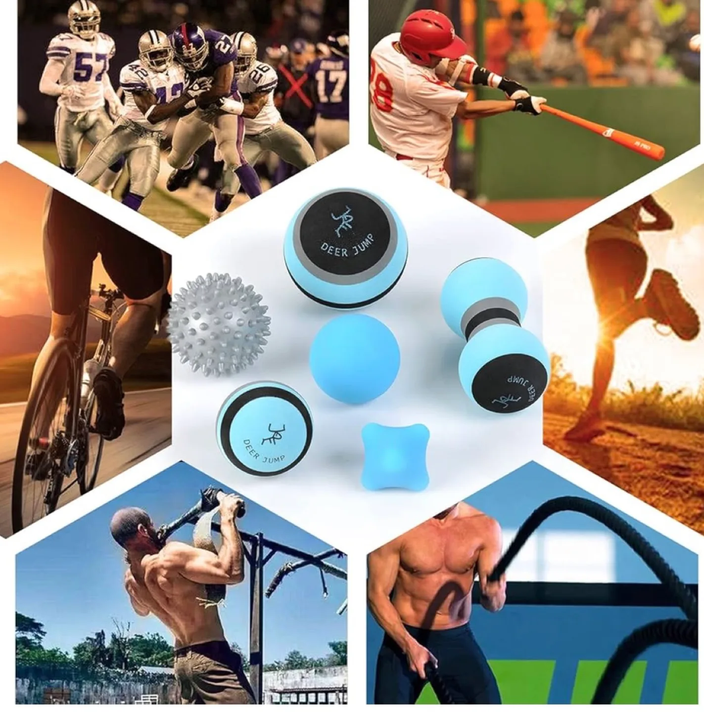 Deer Jump Massage Ball Kit, new image indicator(6)