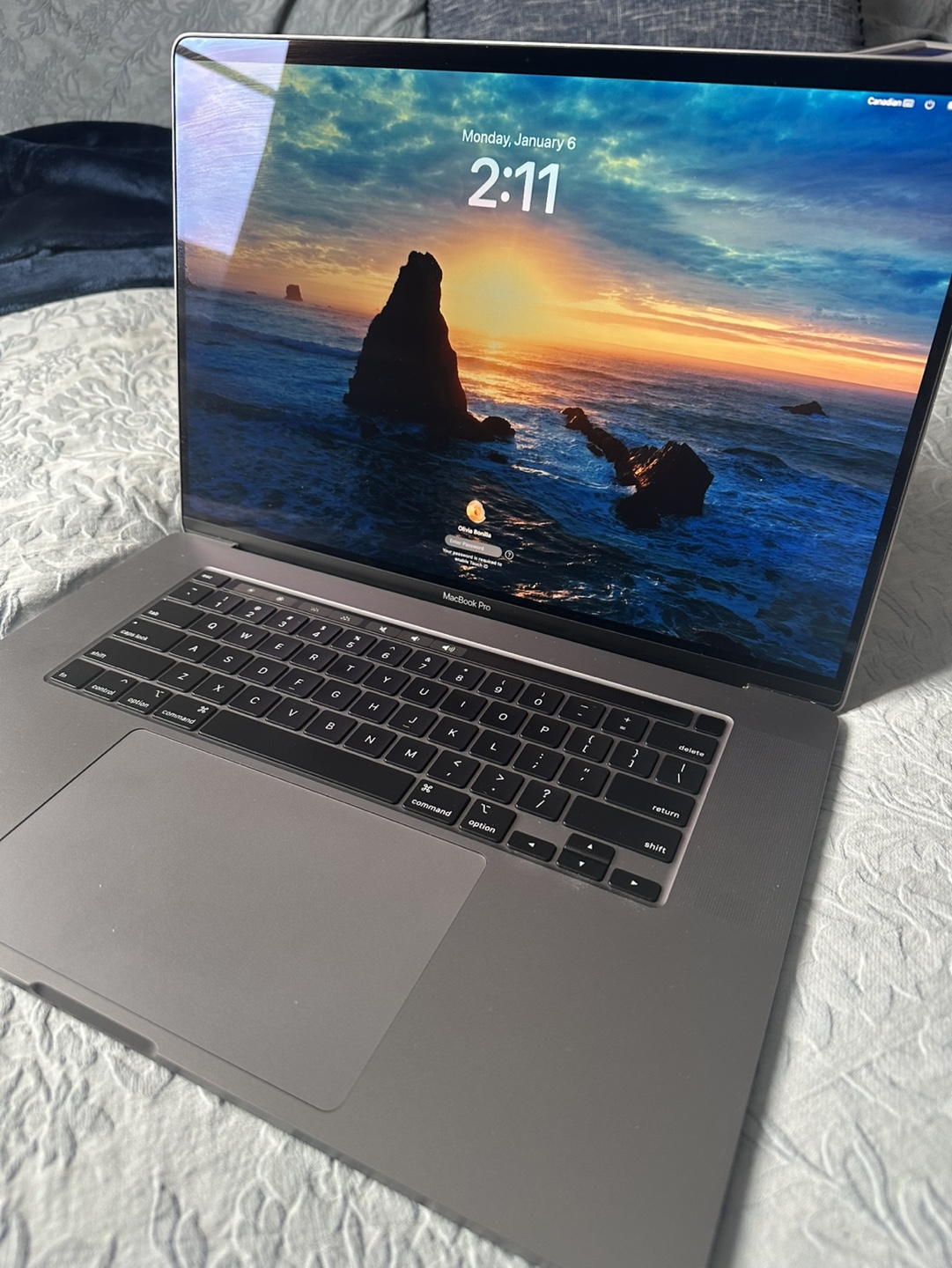 MacBook Pro 16” with Touch Bar