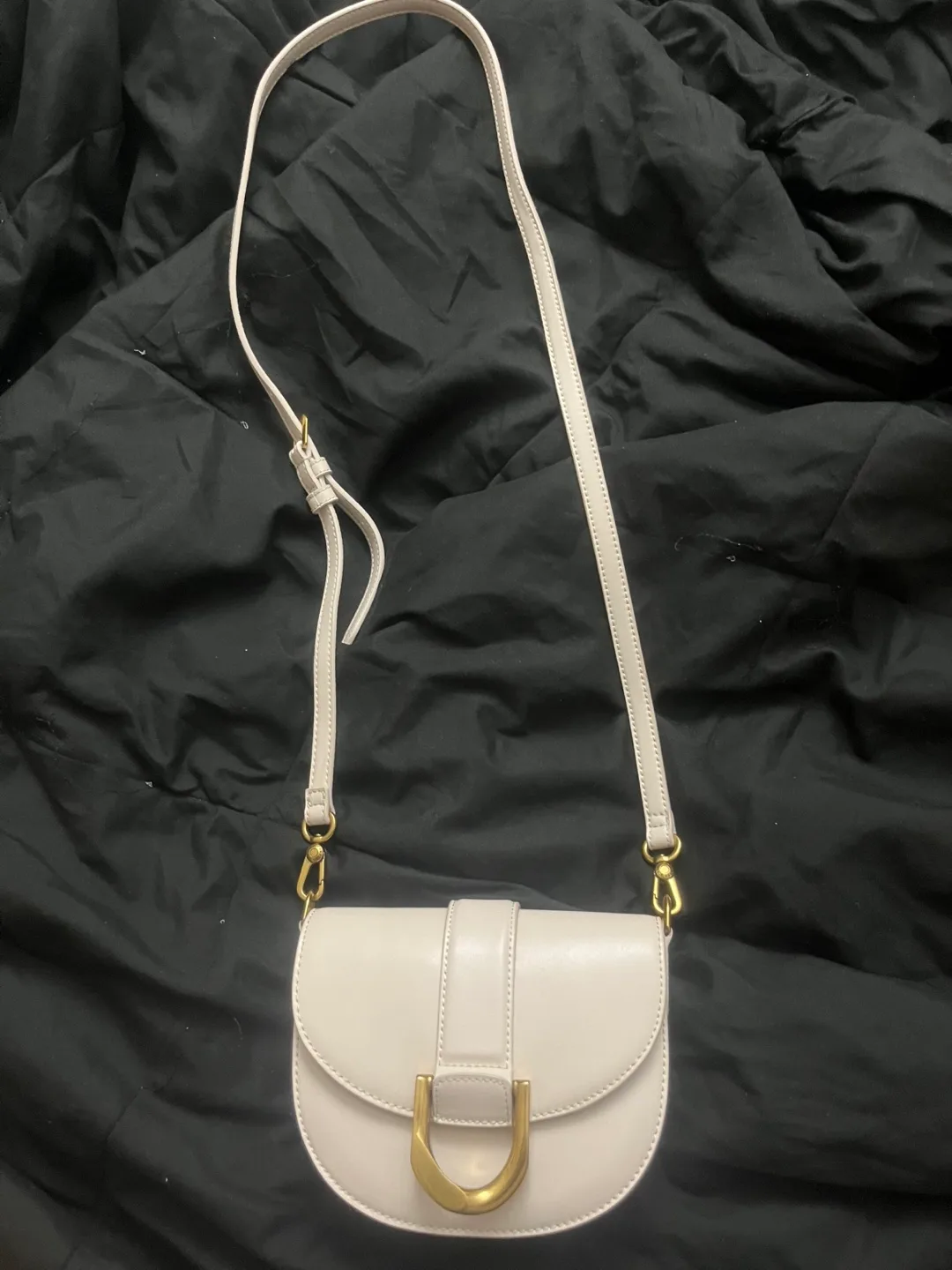 Charles & Keith White Saddle Bag thumbnail