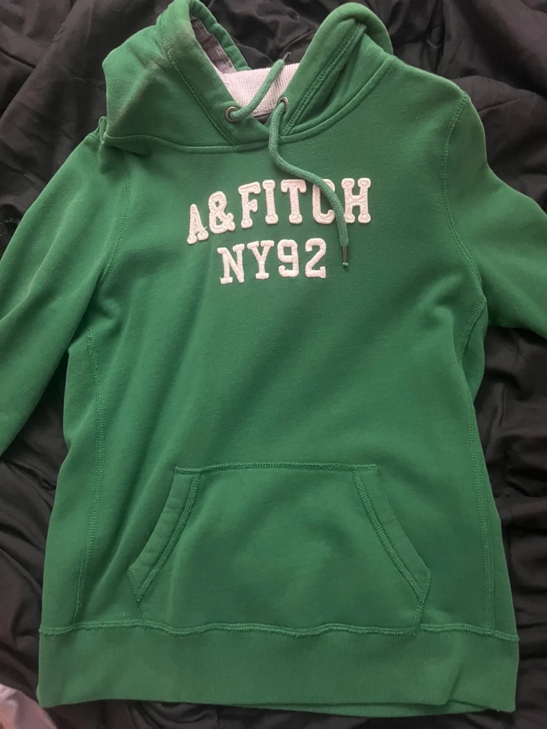 Abercrombie and Fitch Green Hoodie L thumbnail