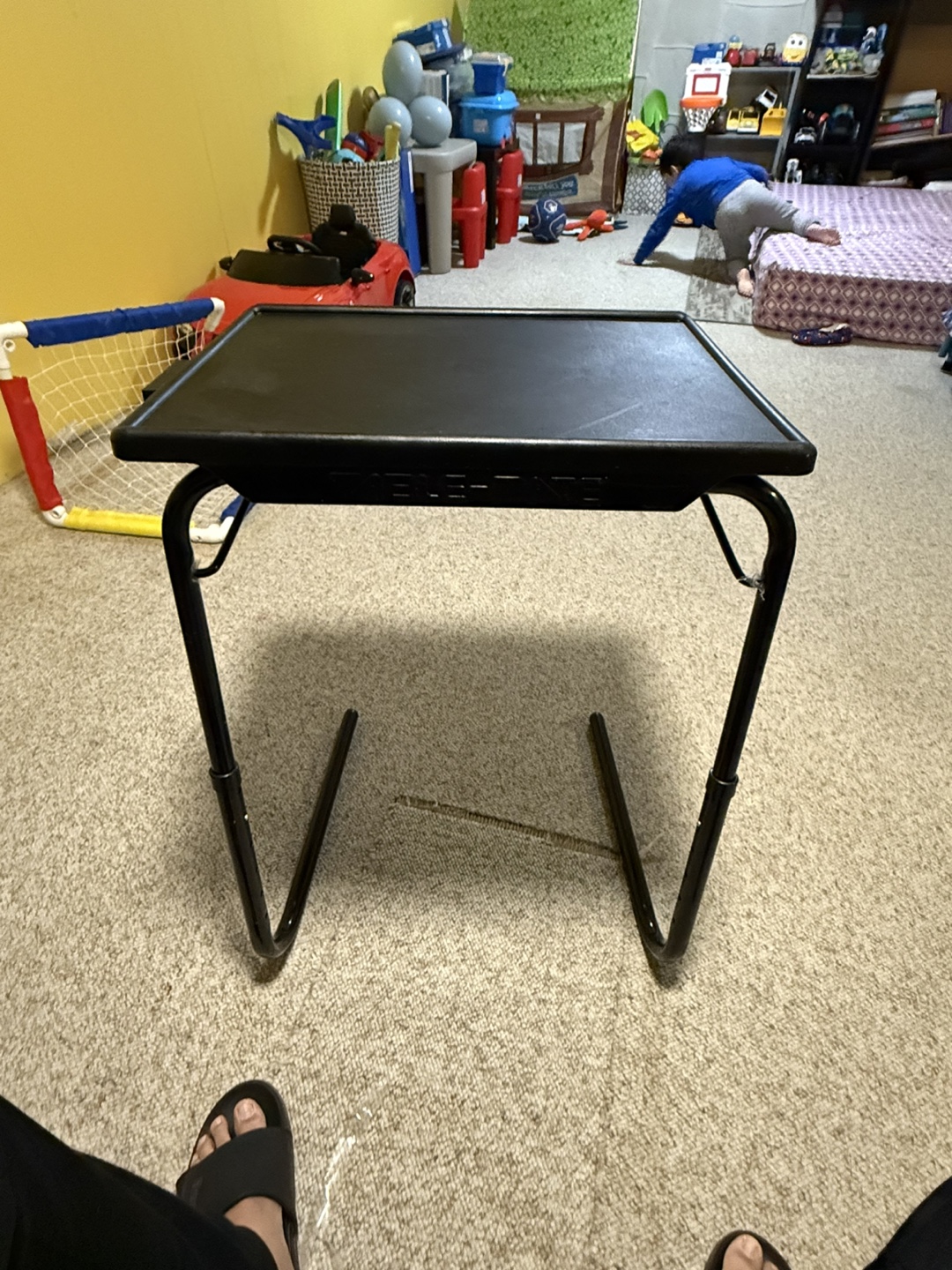 Black Foldable study Table