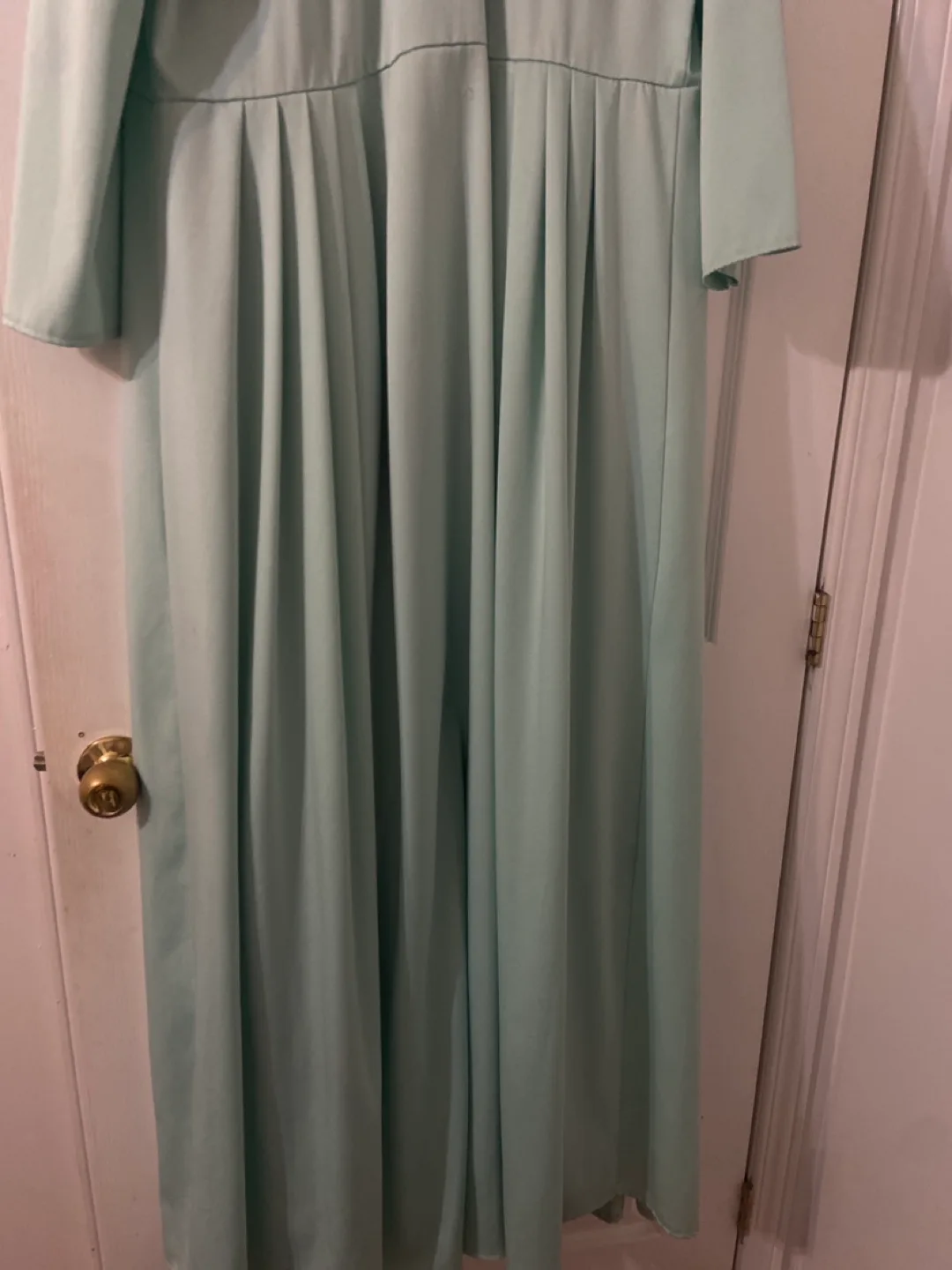 Mint Green Kaftan with Embroidered Detail image indicator(7)