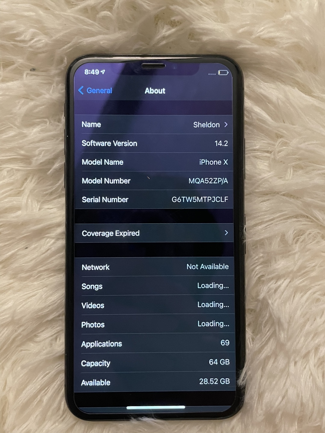 iPhone X 64GB - Black