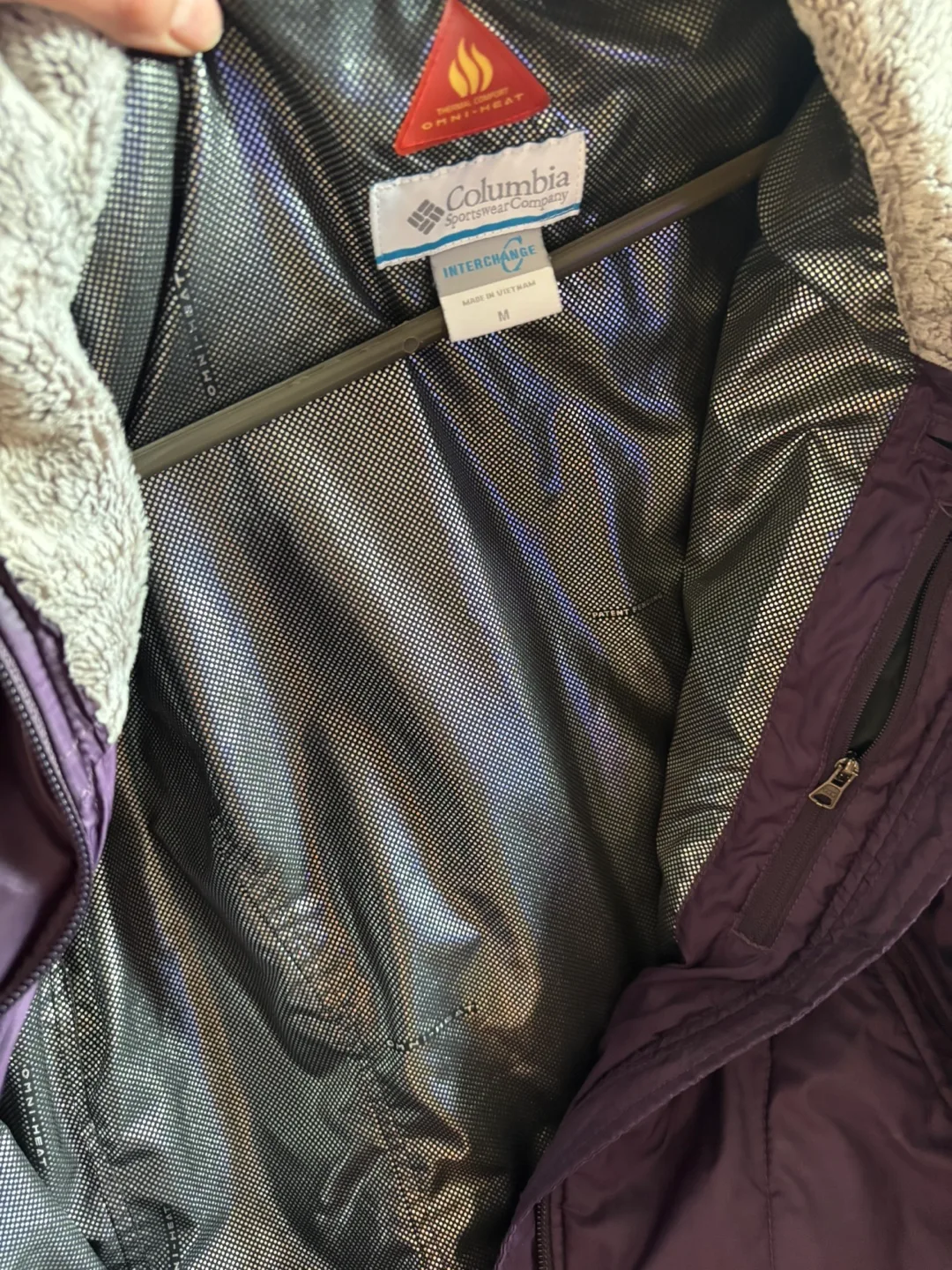 Columbia Women's Purple jacket Size M image indicator(3)