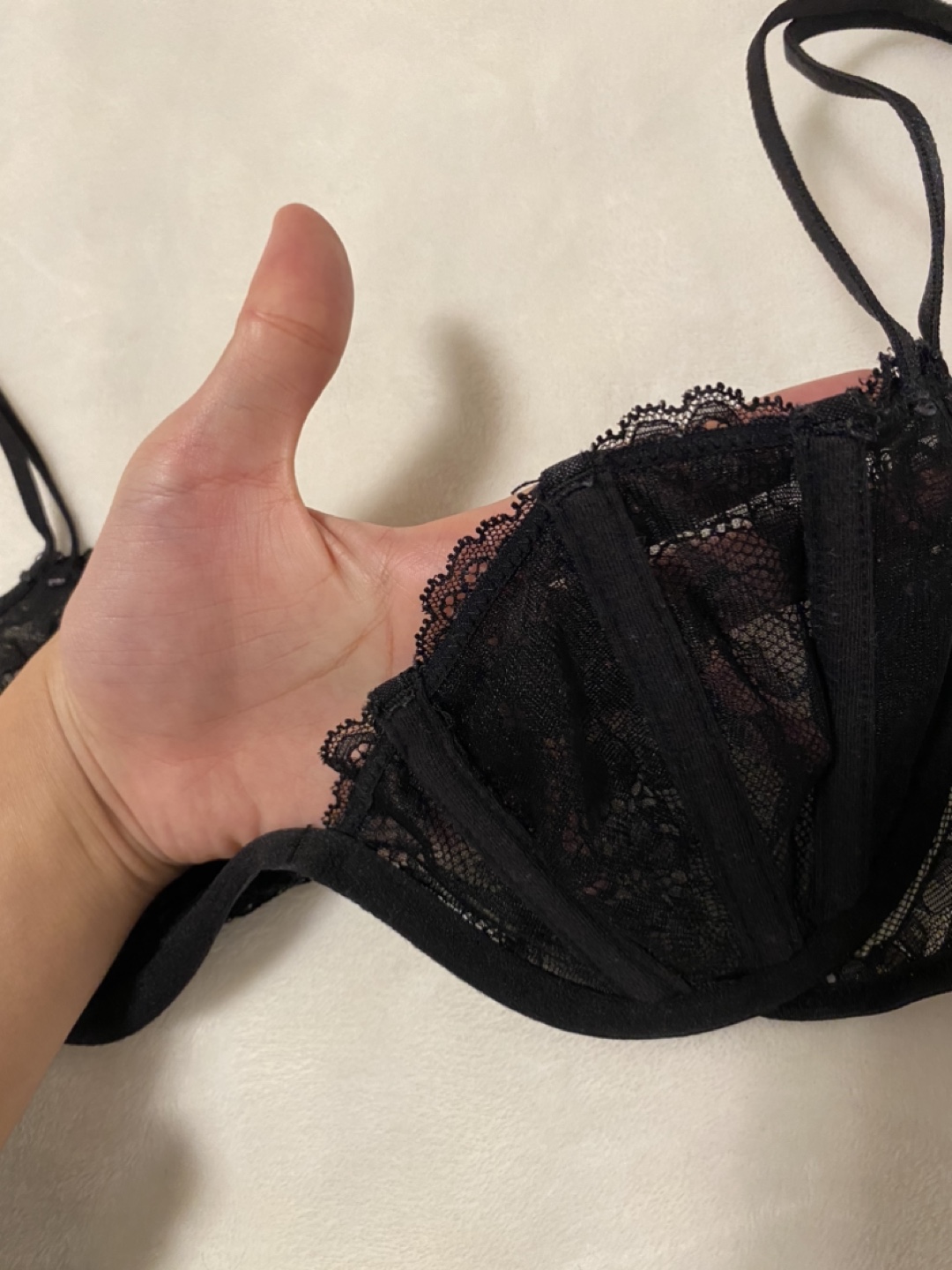 Black Lace Bra - photo 4