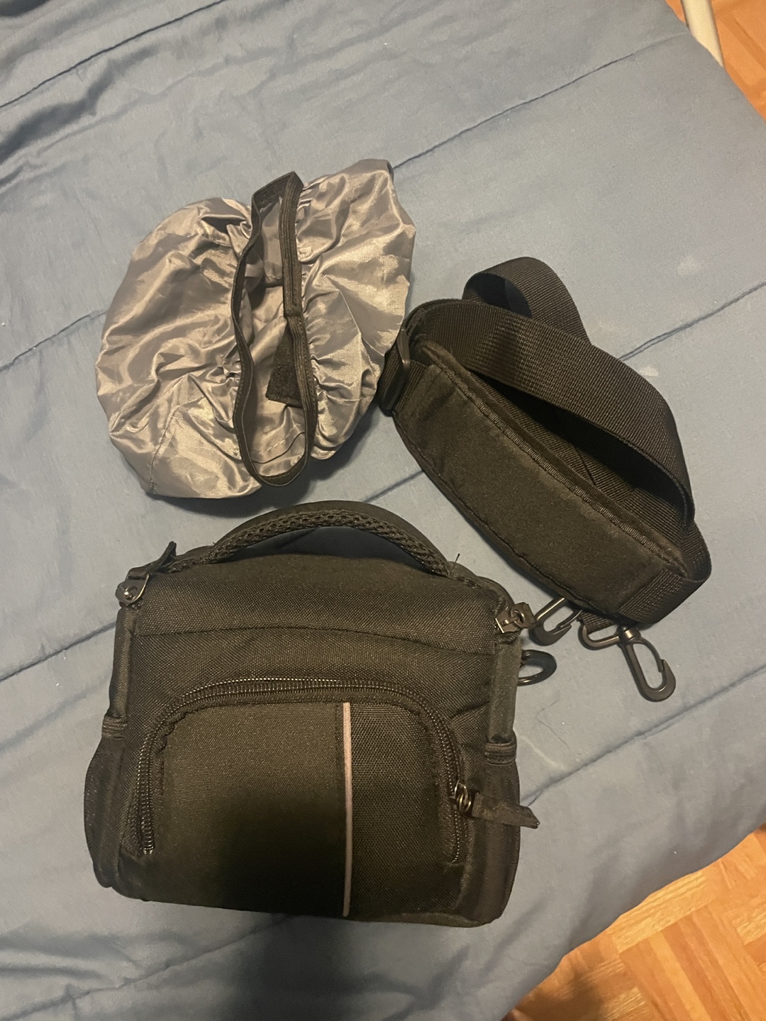 Camera Bag with Strap and Rain Cover