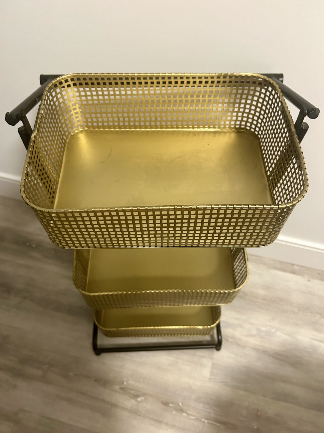 3 Tier Gold Storage Shelf - photo 2
