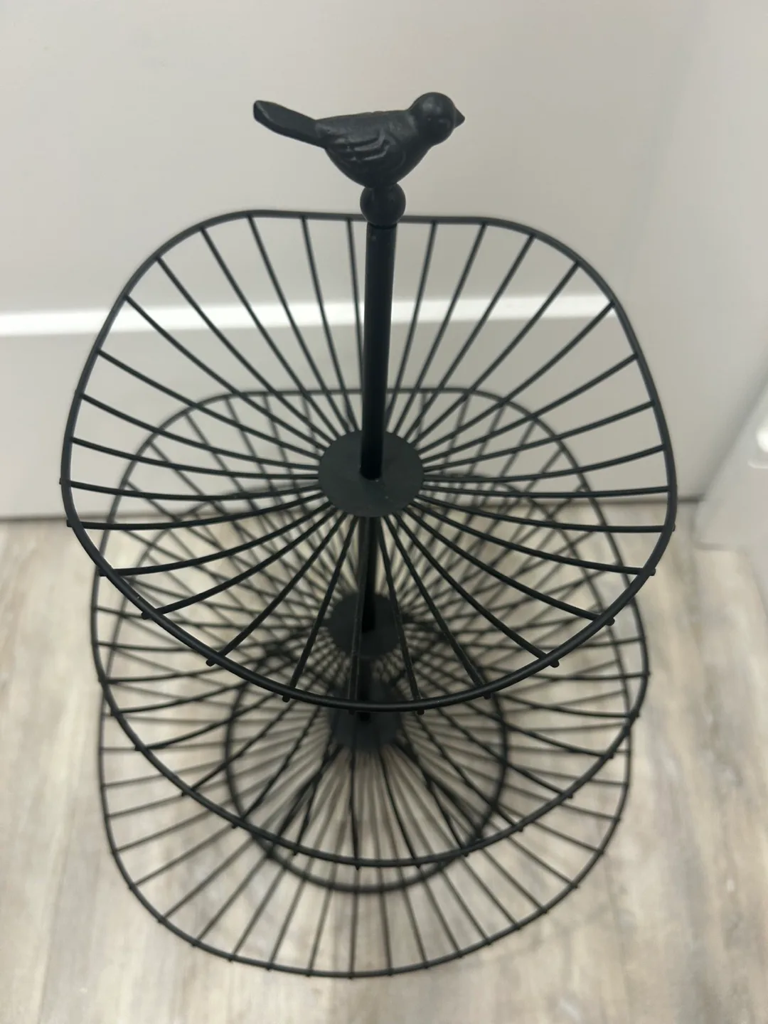 3 Tier Wire Stand with Bird Topper image indicator(2)