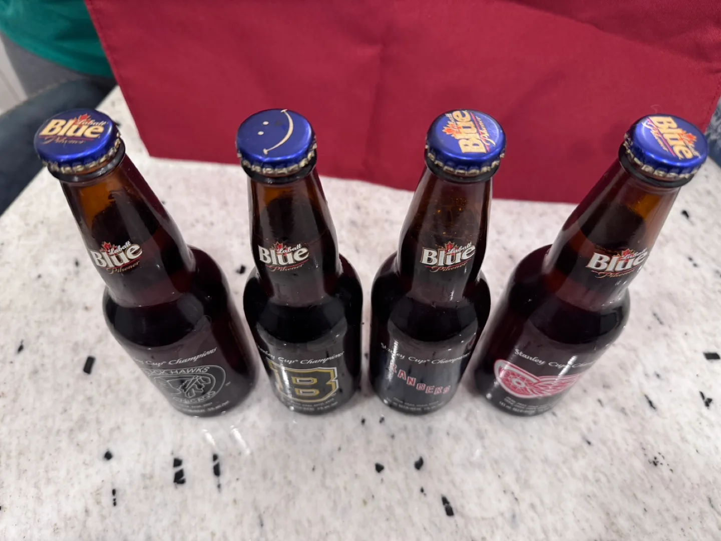 Molson Blue Pilsner Stanley Cup Champions Beer Bottles image indicator(4)