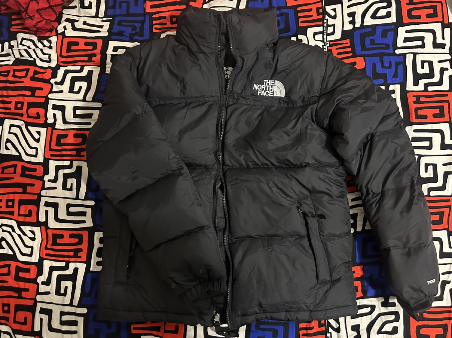 The North Face Men's Black Puffer Jacket 700 Size M