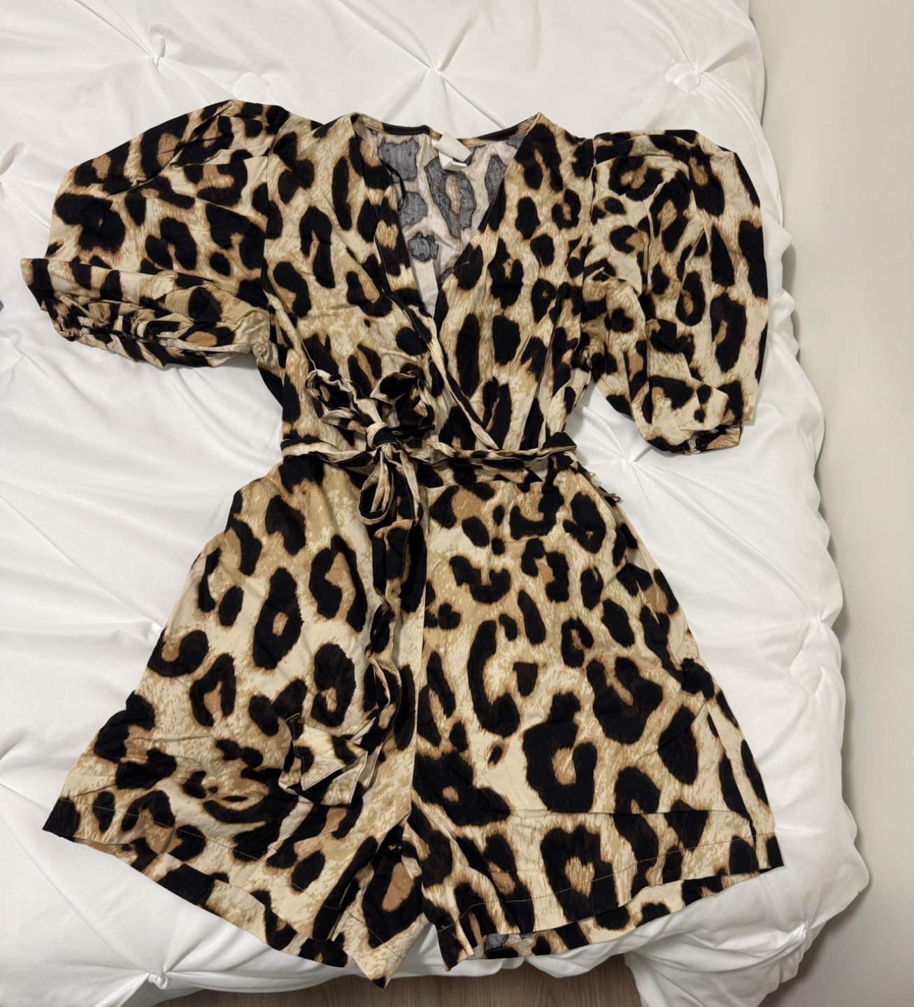 H&M Leopard Print Romper