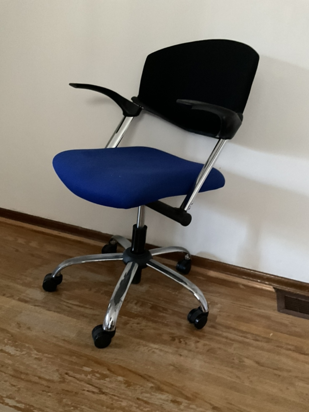 Blue and Black Office Chair