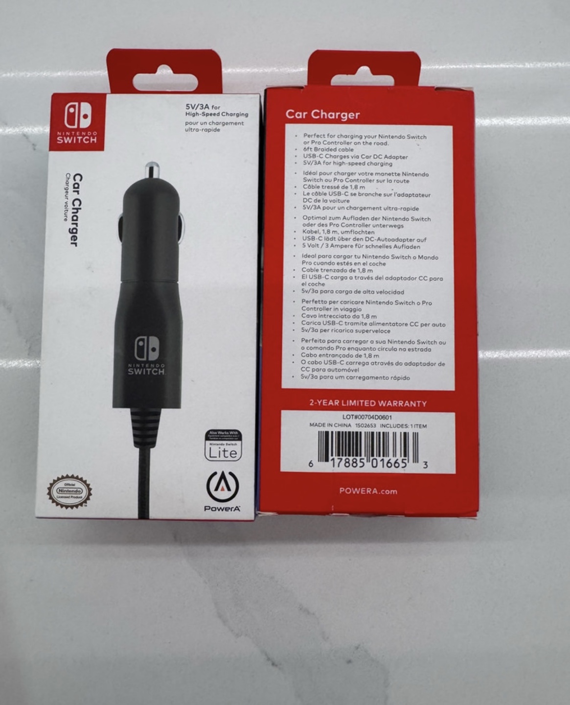 PDP Nintendo Switch Official Play and Charge Car Adapter