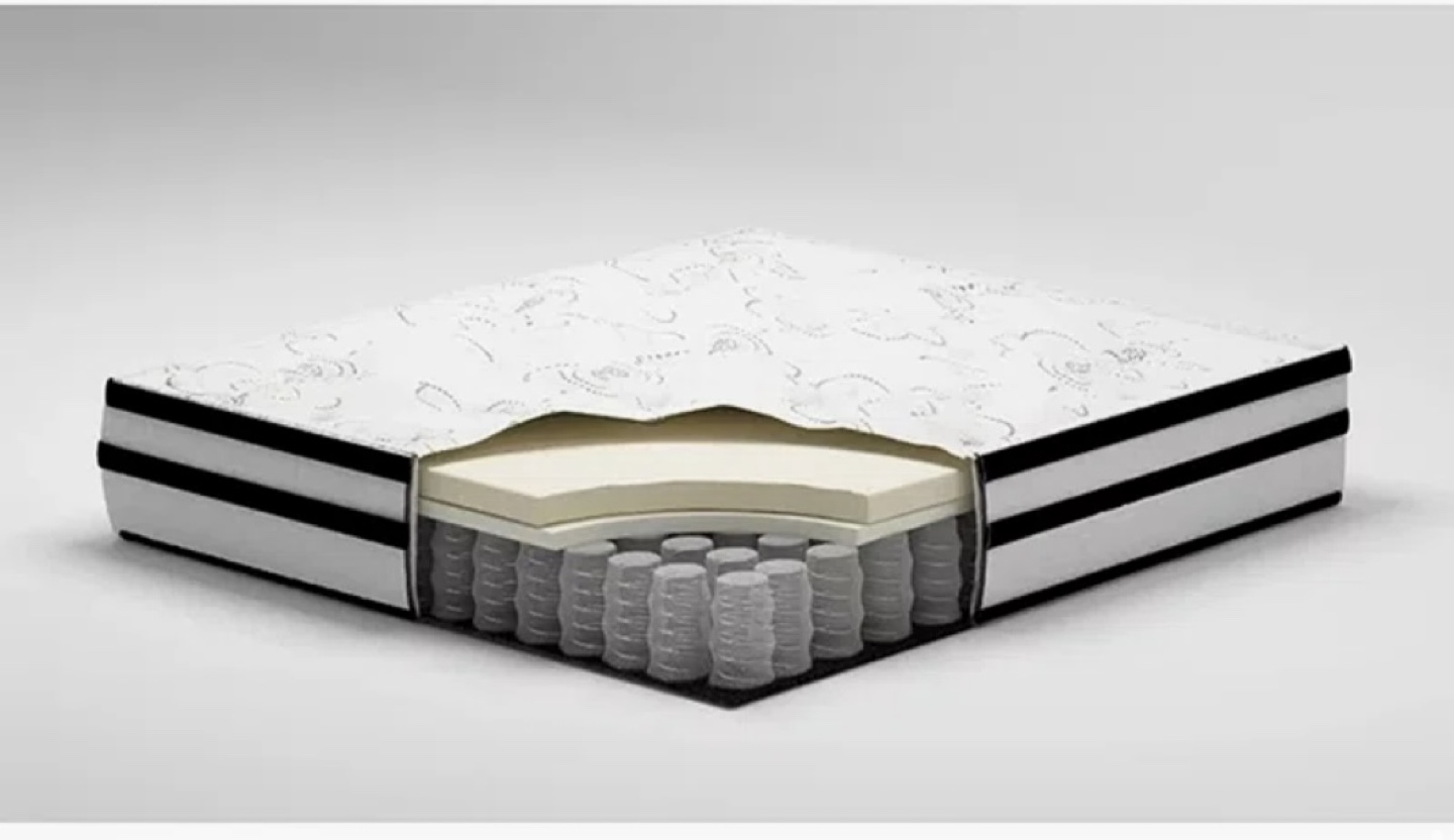 BRAND NEW in box 12 inch Hybrid mattress with gel memory foam - photo 3
