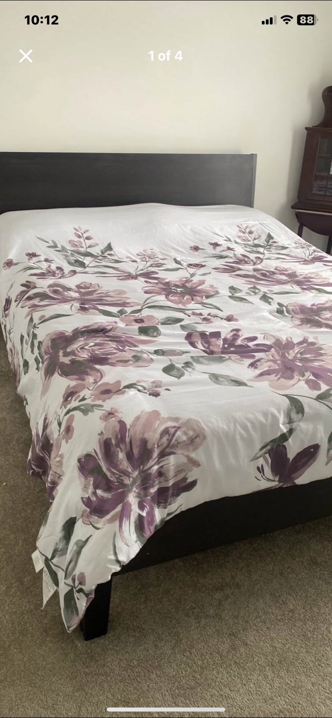 IKEA Double Bed Frame with Headboard
