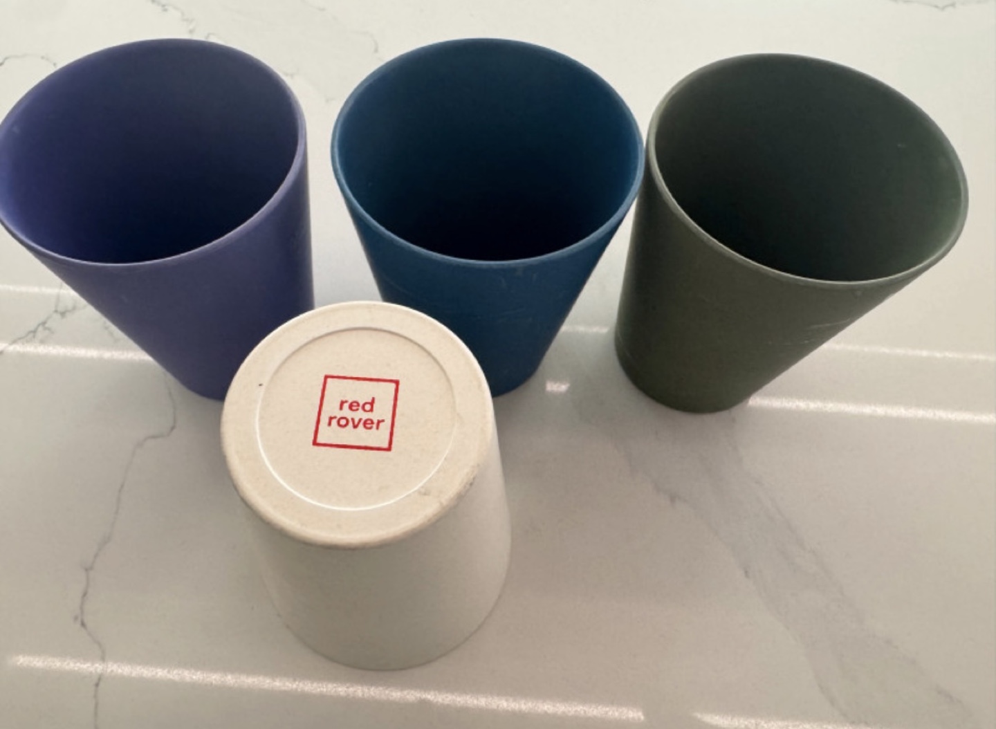 Red Rover 20054 Bamboo Drinking Cups, Set of 4, Medium