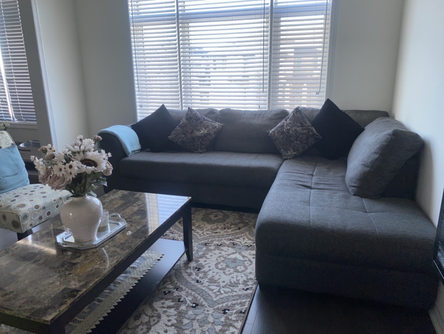 Grey Sectional Sofa from THE BRICK