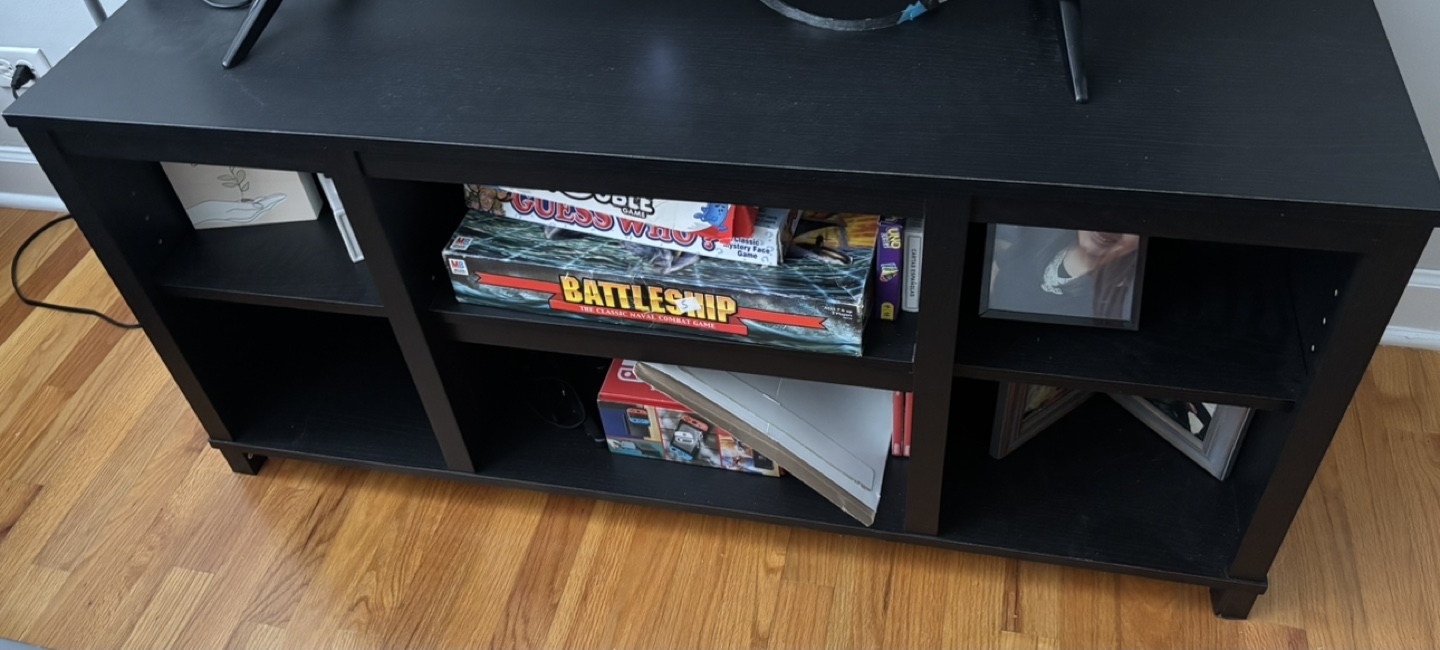 Black TV Stand