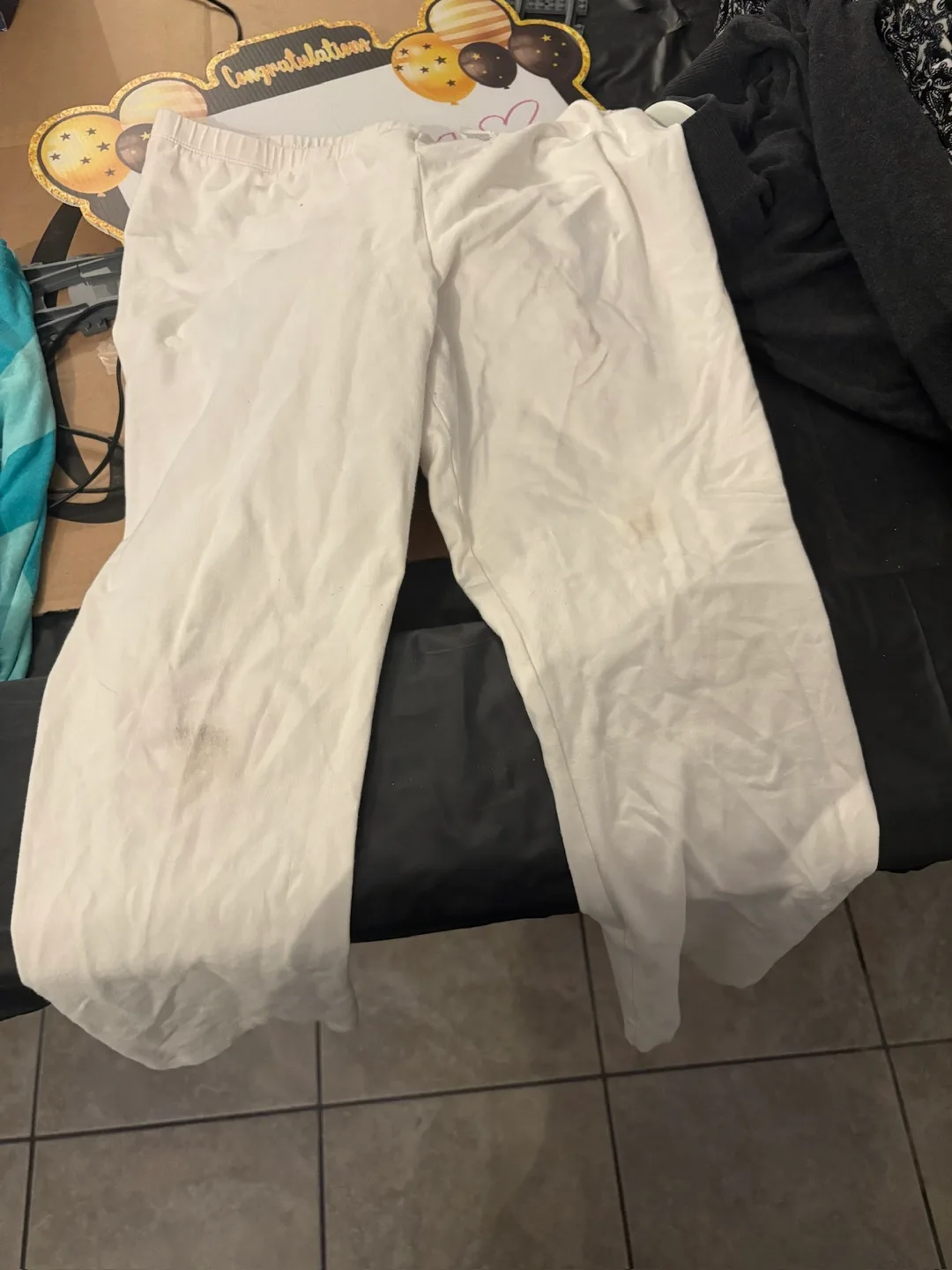 Children’s Place White Leggings Size XXL thumbnail