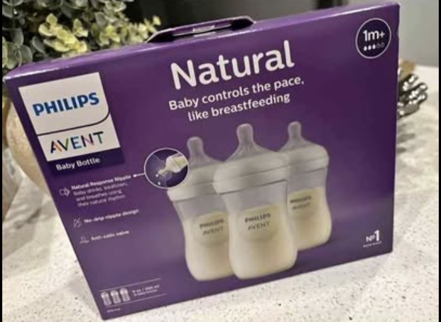 Philips Avent Natural Baby Bottles (3-pack)