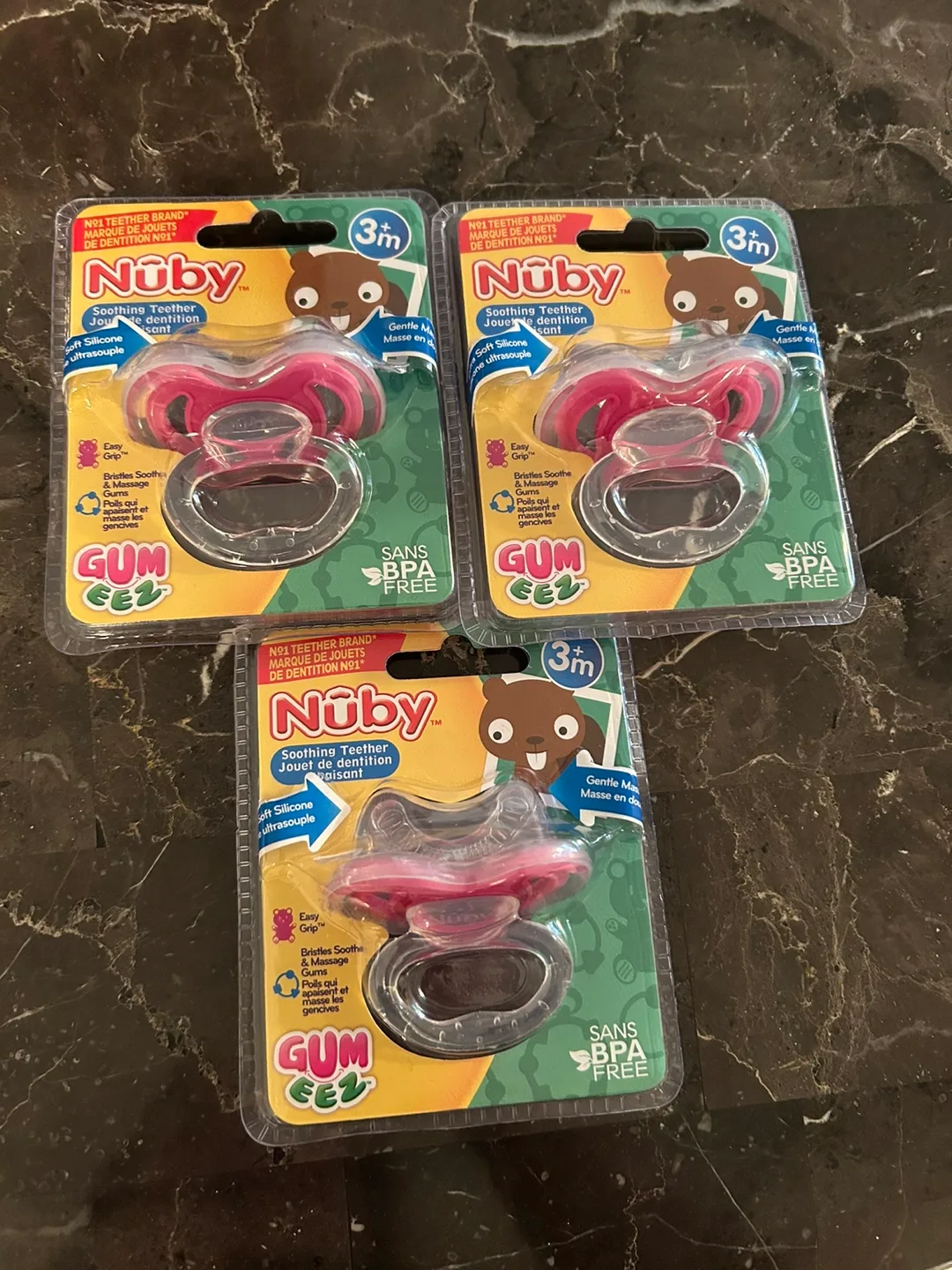 Nuby Gum Teether 3 Pack image indicator(2)