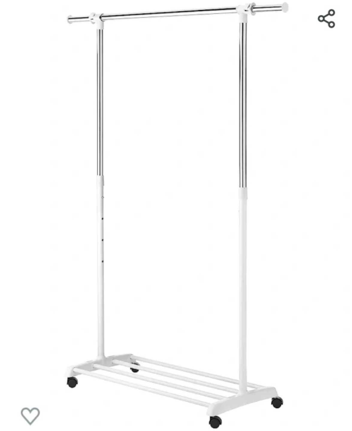 Whitmor Deluxe Adjustable clothes Rack - photo 3