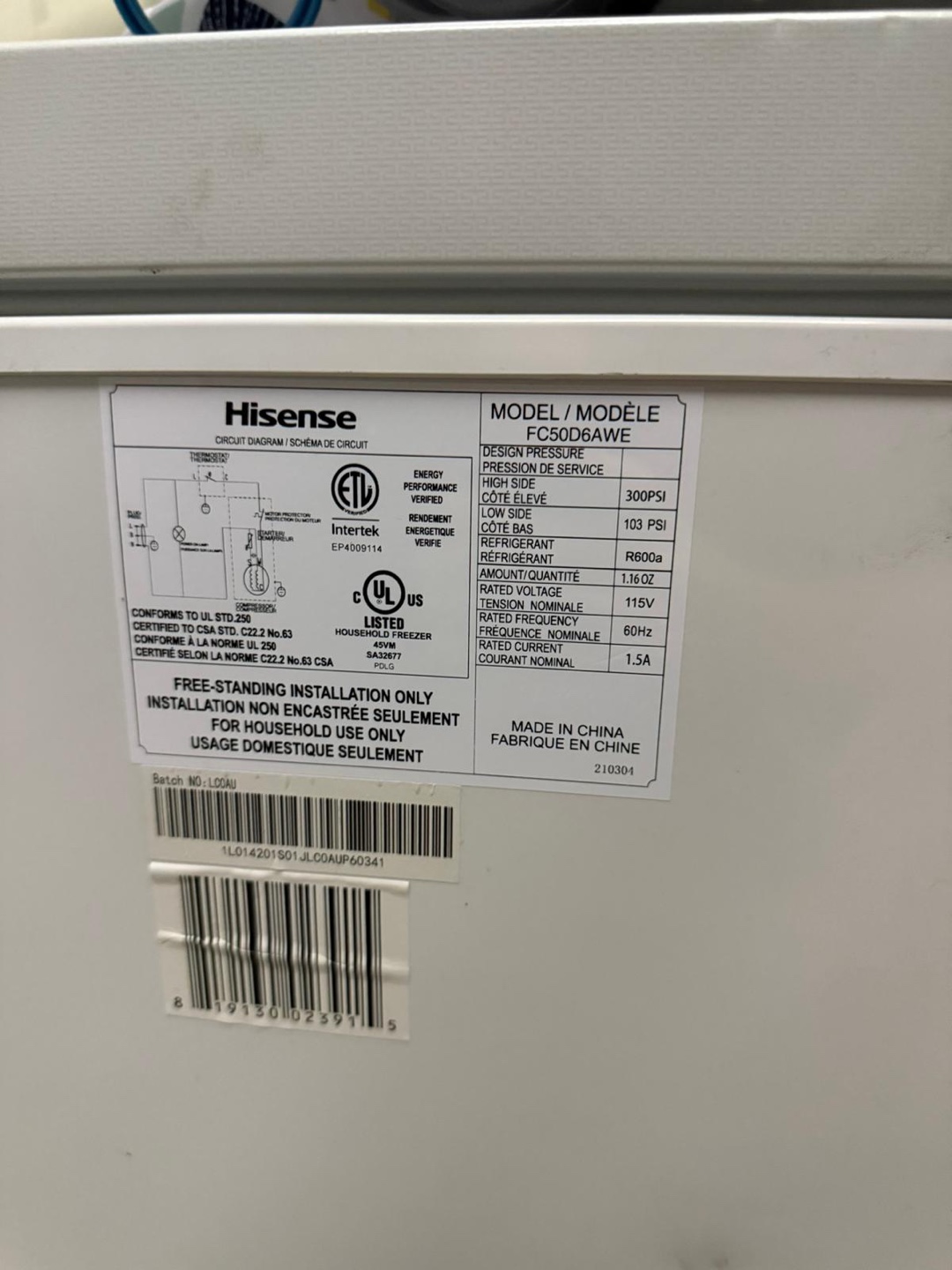 Hisense Chest Freezer - photo 3