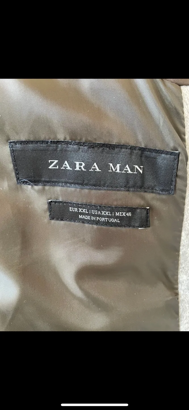 Zara men’s coat XXL. Fits like XL - never worn image indicator(6)