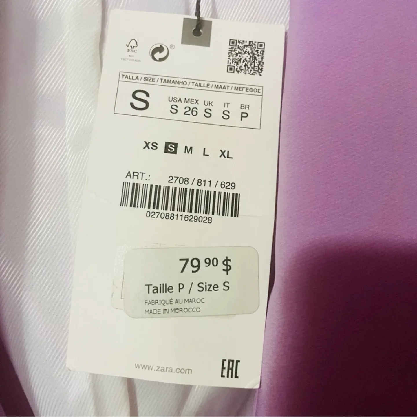 Zara Brand New with Tags Lila Romper Dress image indicator(9)