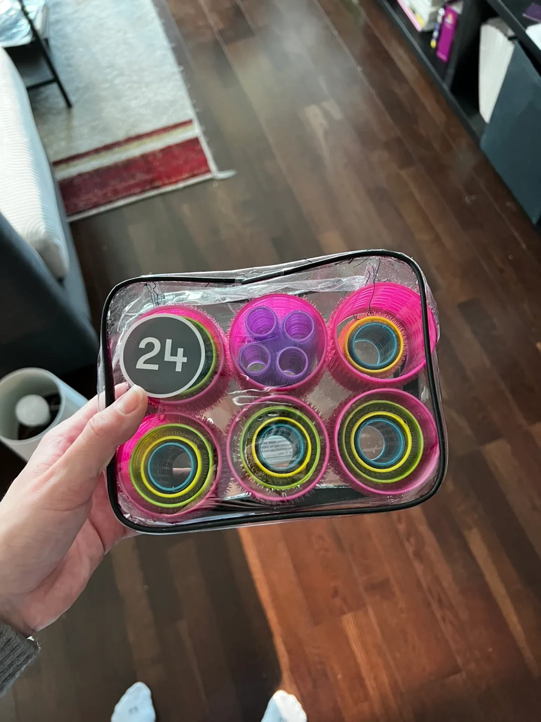 23 pack of hair rollers thumbnail