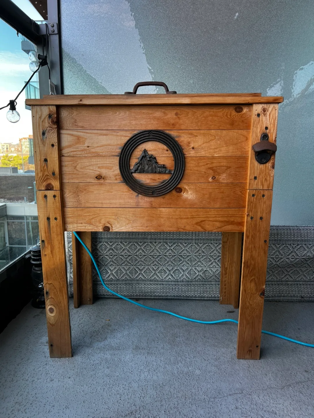 Cryopak Rustic Wooden Cooler thumbnail