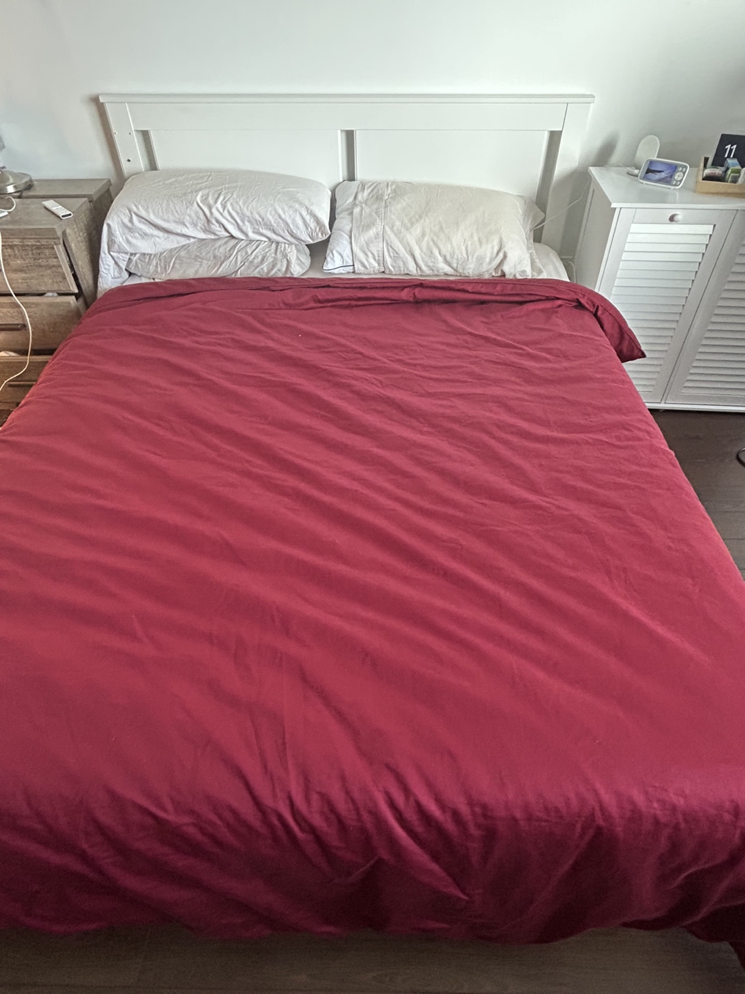 Queen Size Bed Frame with Headboard