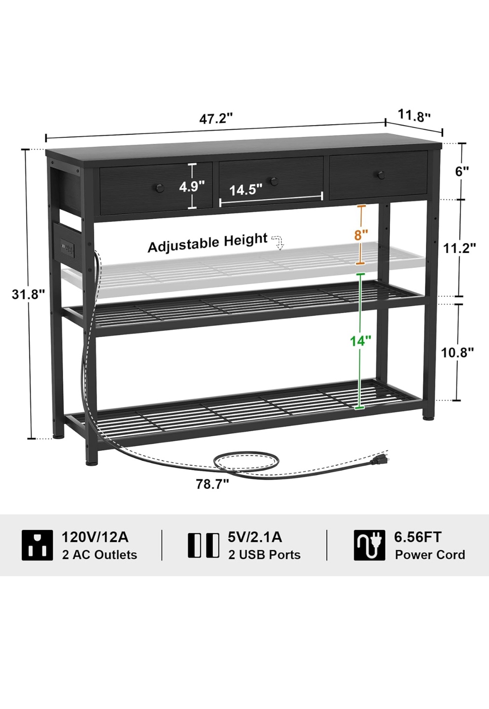 Console Table (brand new in box) - photo 5
