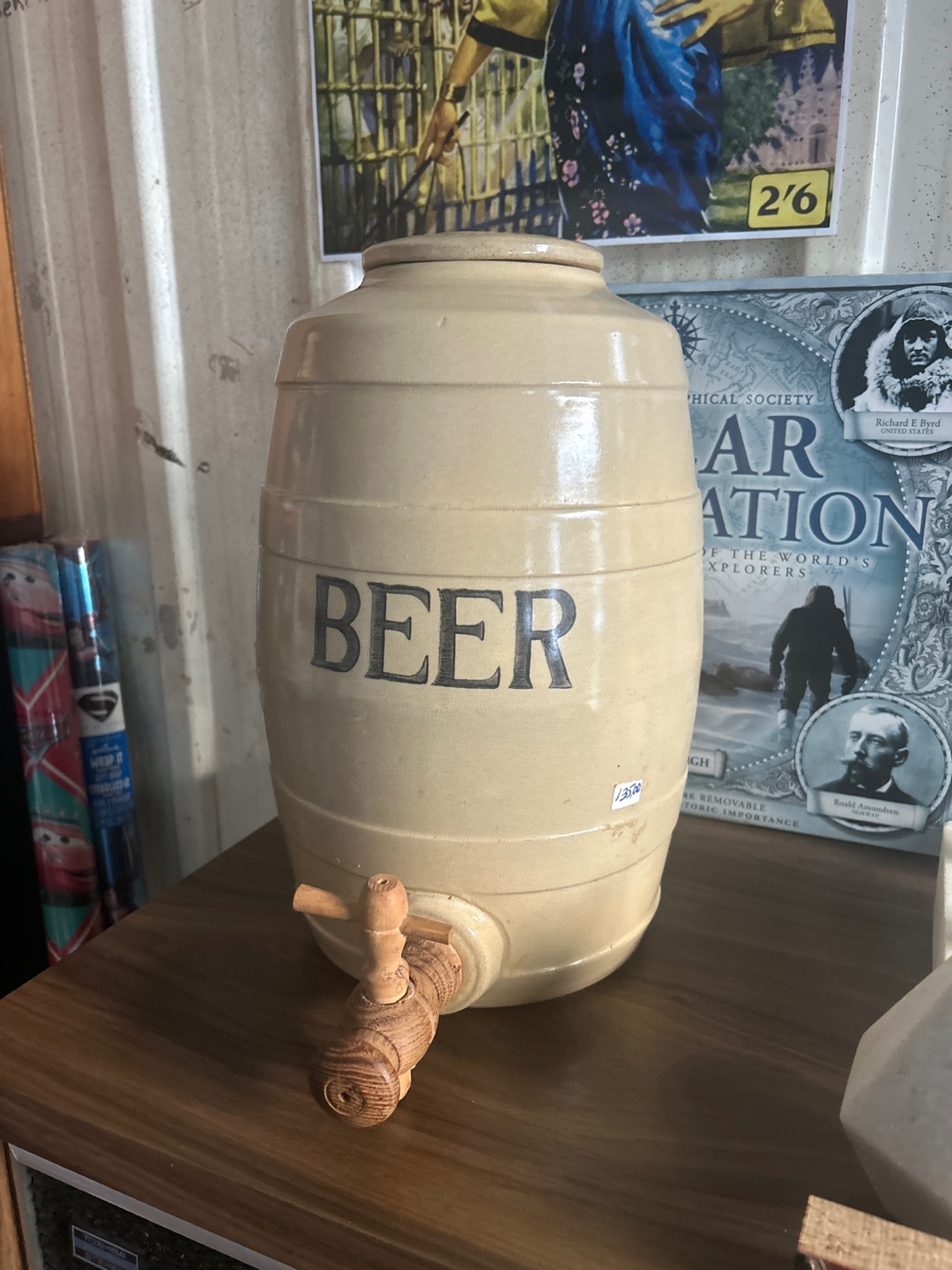 Vintage Ceramic Beer Barrel