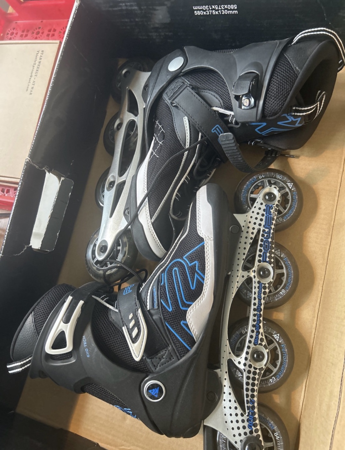K2 Power 84 Inline Skates - Size 9 US
