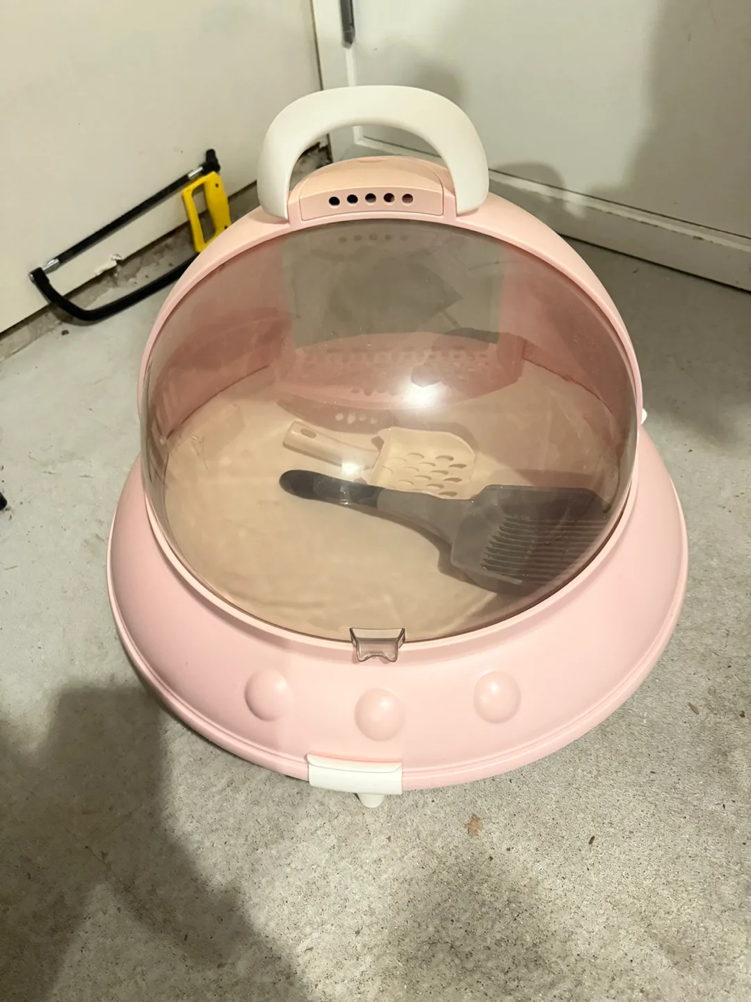Pink Cat Litter Box image indicator(2)