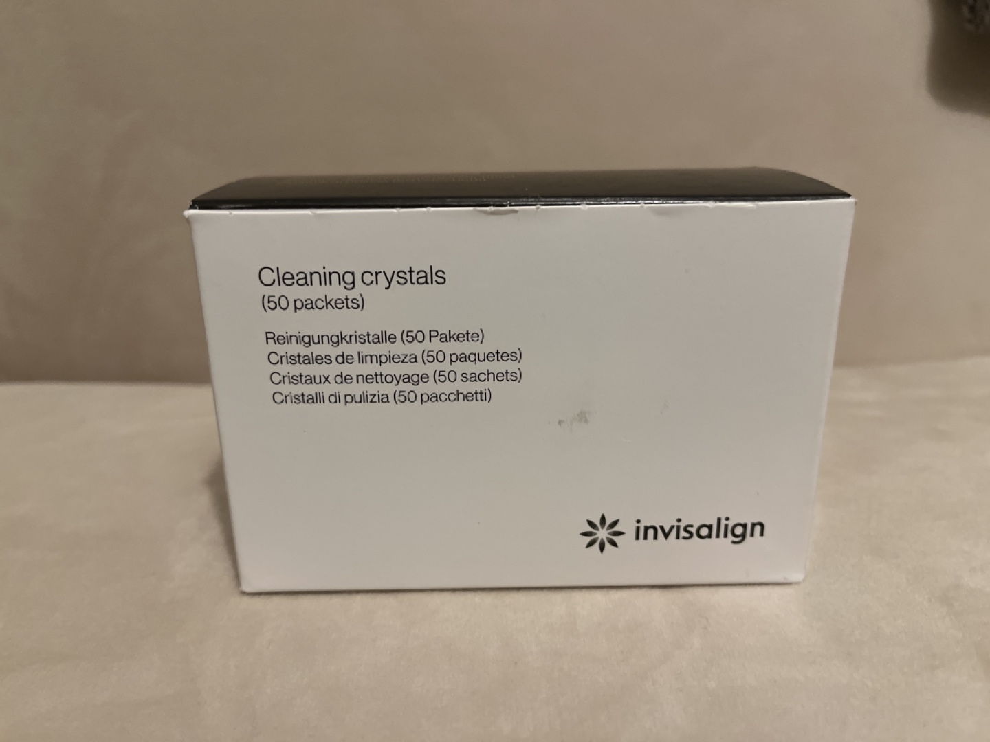 Invisalign cleaning crystal