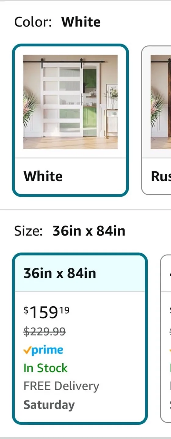 Barn Door 36 X 84 New image indicator(8)