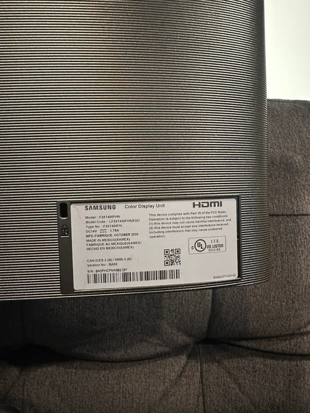 Samsung 24 Inch Professional Business Monitor (Model: F24T400) image indicator(2)