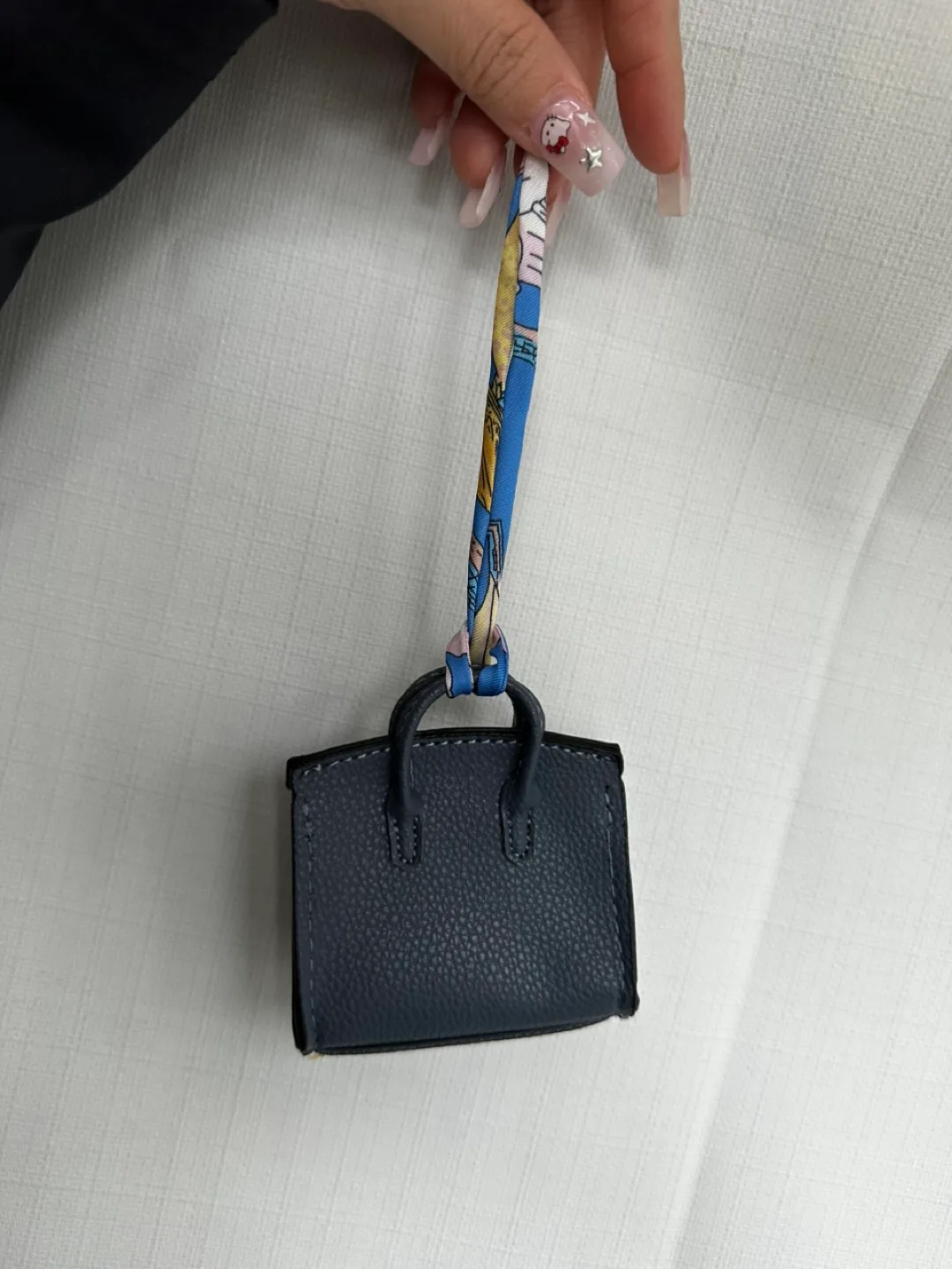 Miniature Birkin Style Handbag Charm/Keychain image indicator(4)