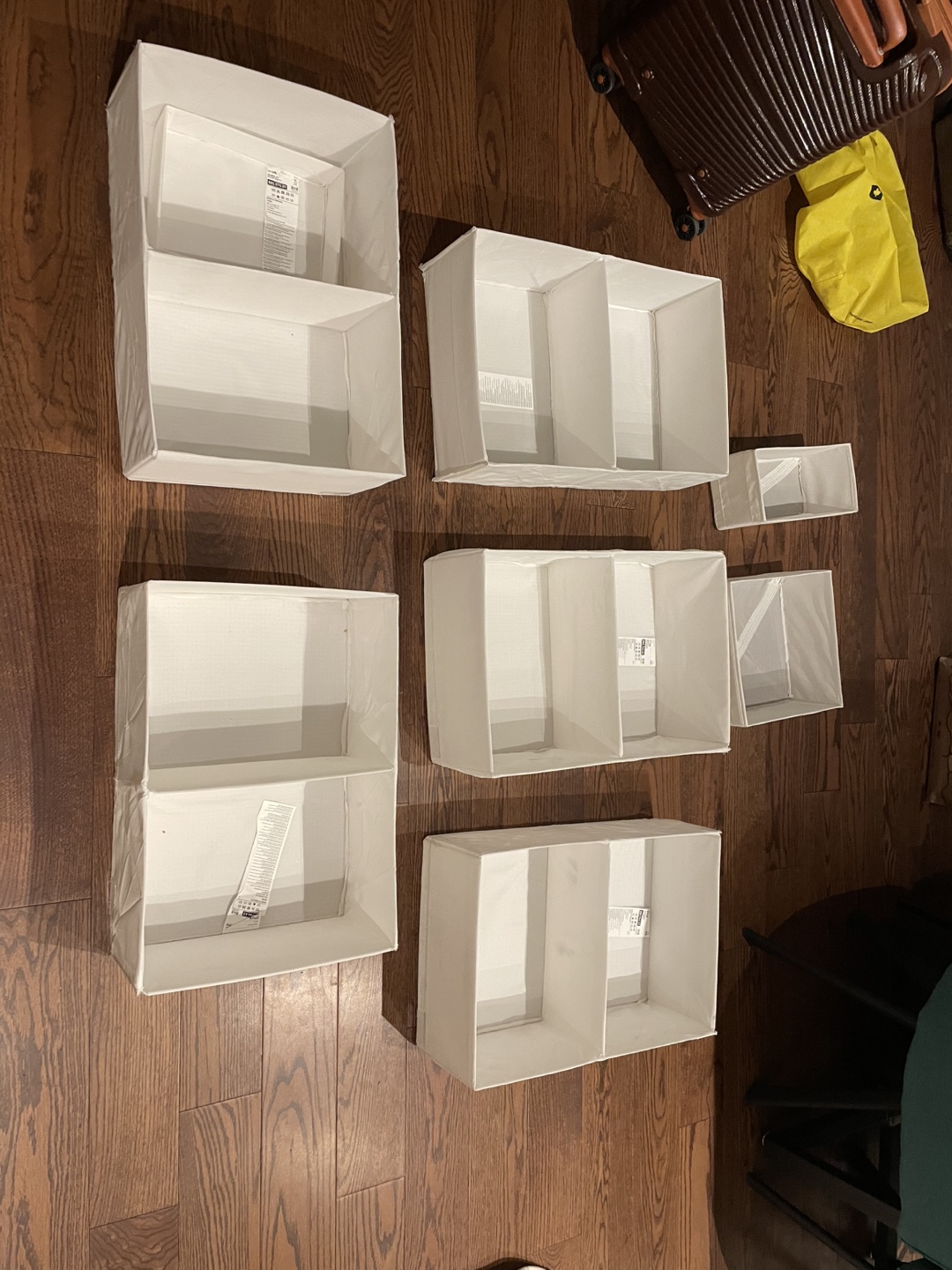 IKEA White Storage Boxes (Set of 7) - photo 3