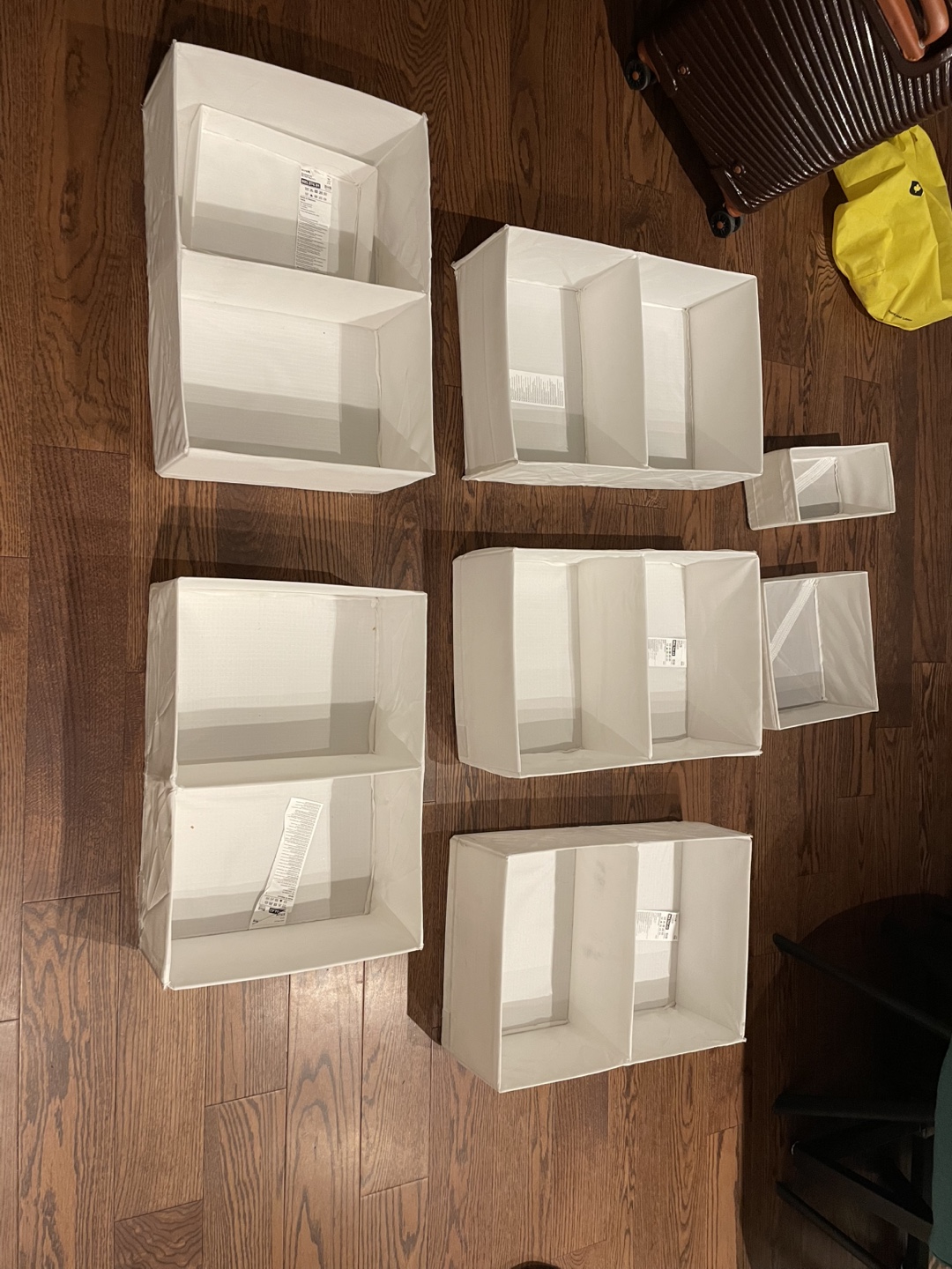 IKEA White Storage Boxes (Set of 7) - photo 4