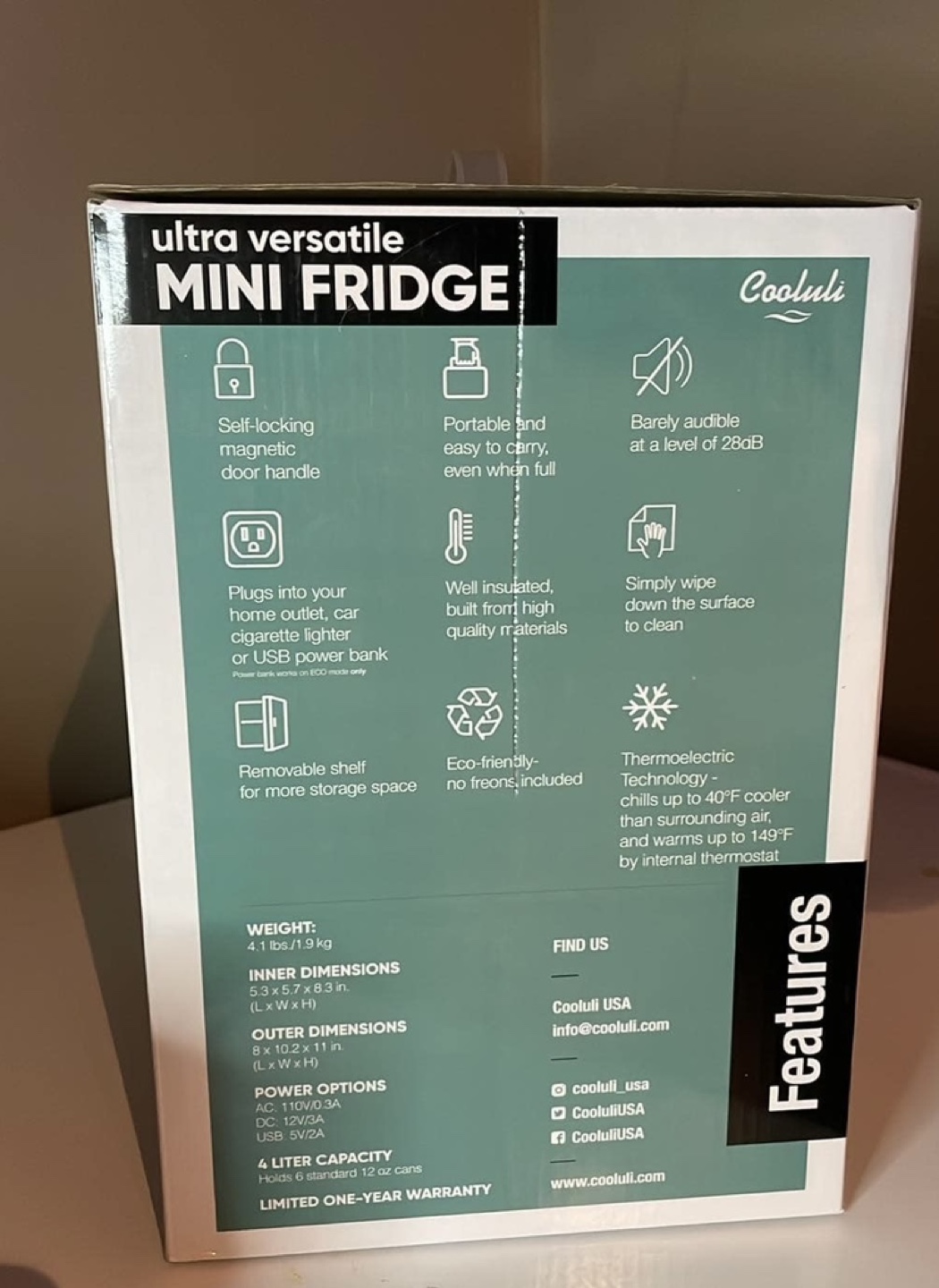 Cooluli Mini Fridge - photo 2