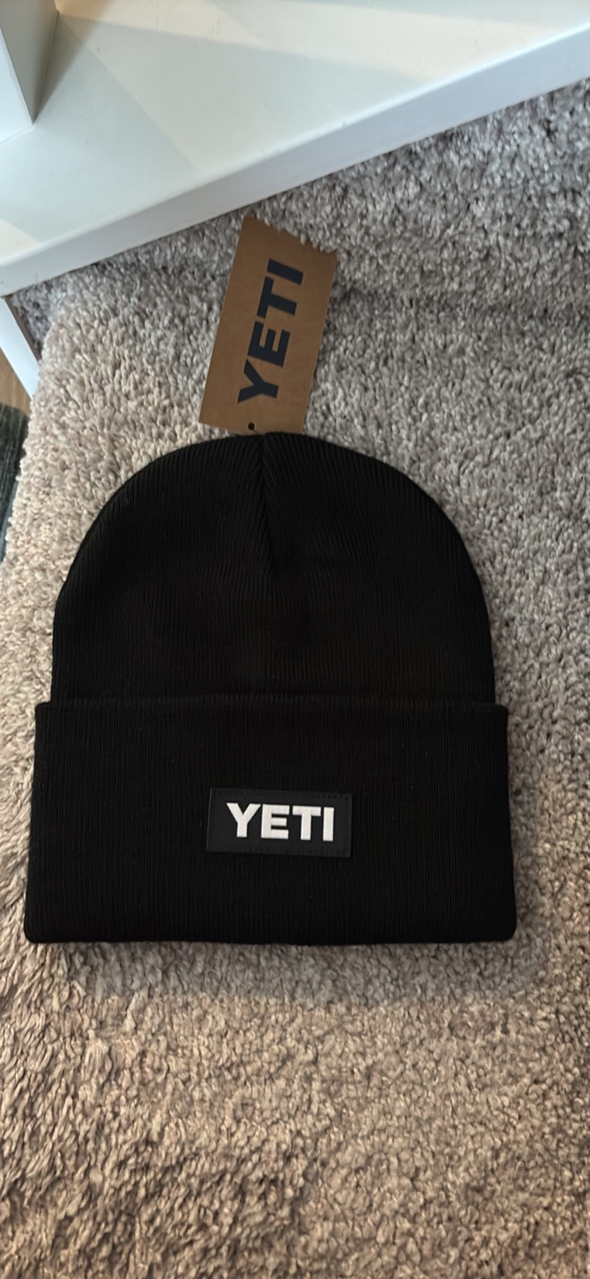 YETI Black Beanie
