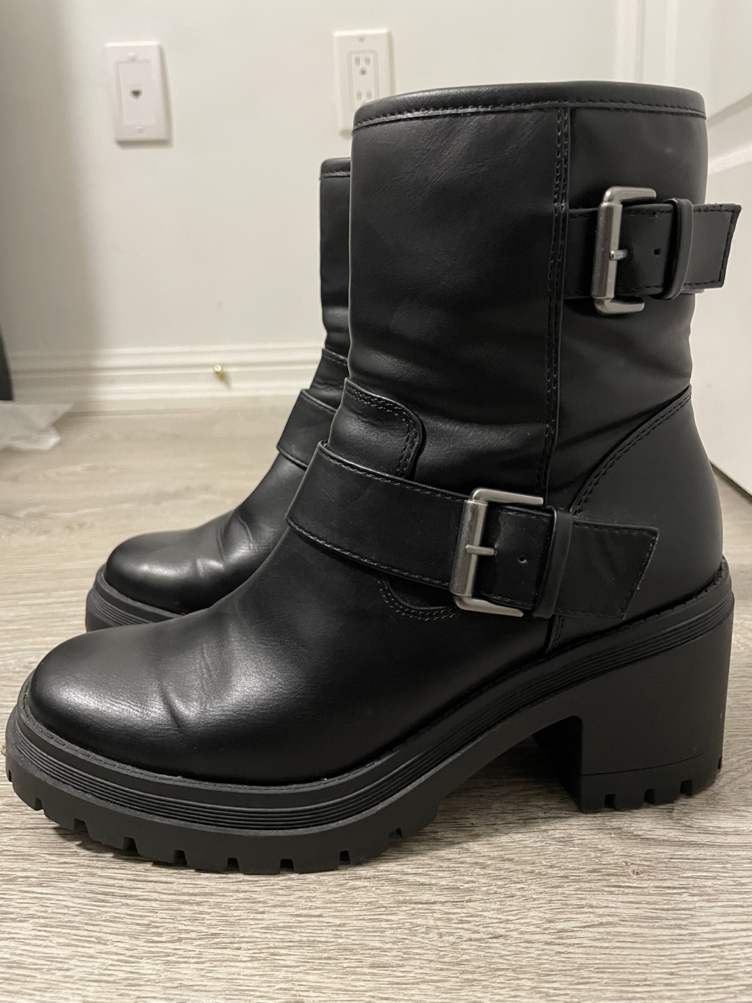 Black Buckle Boots - photo 2