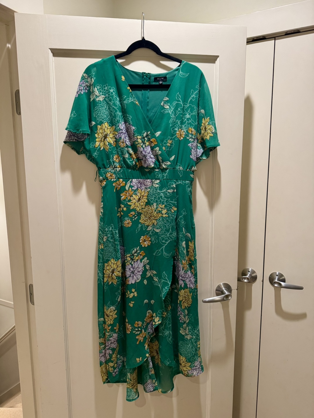 Green Floral Dress - pending