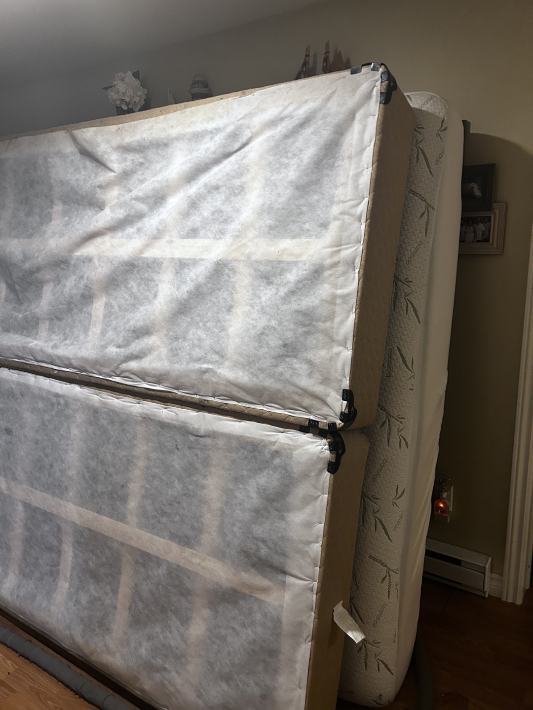 King Size Bed Frame and Mattress Set