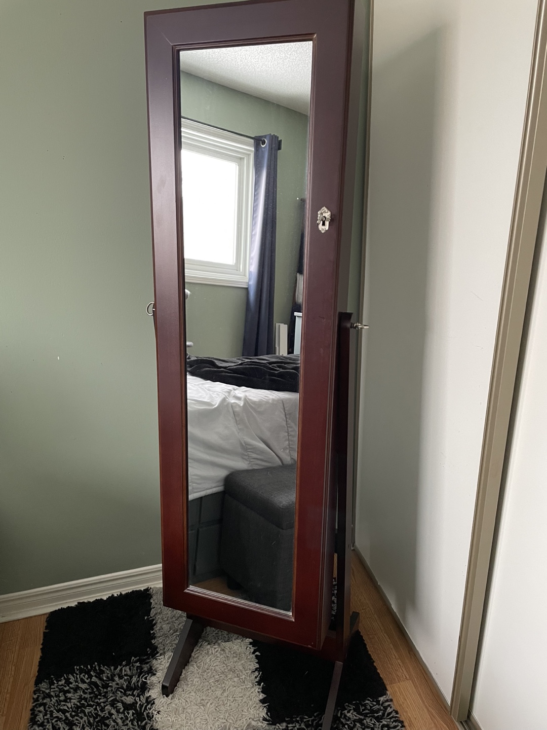 Full Length Mirror Jewelry Armoire