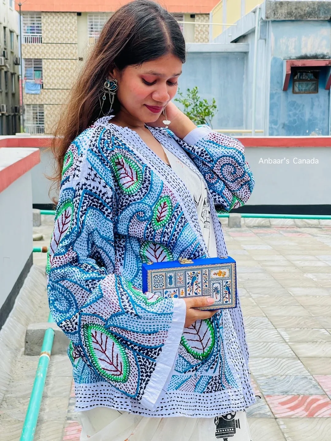 Kantha Embroidered Jacket thumbnail