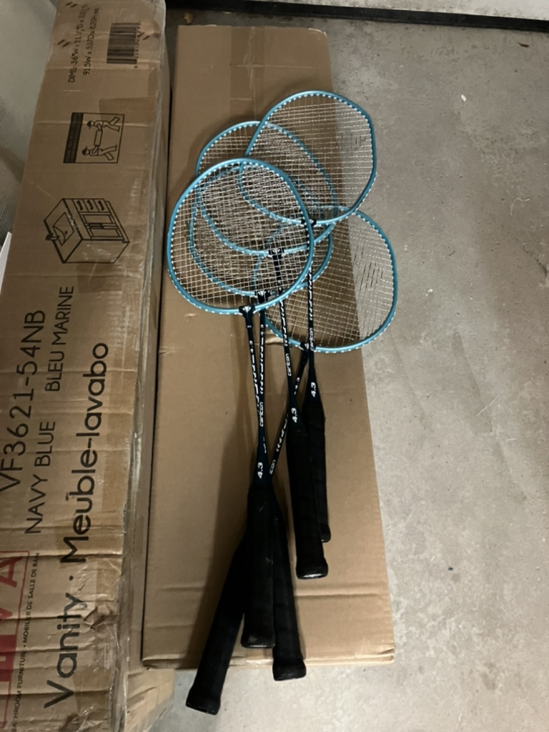 Set of 5 Badminton Racquets